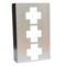 Omnimed Stainless Steel "Medical Cross" Glove Box Dispenser (Triple) 305337 - alternate 3